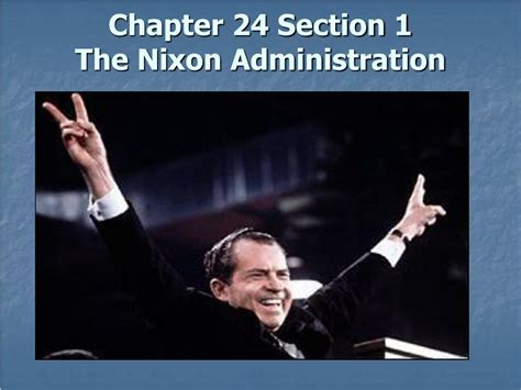 chapter 24 section 1 the nixon administration Epub