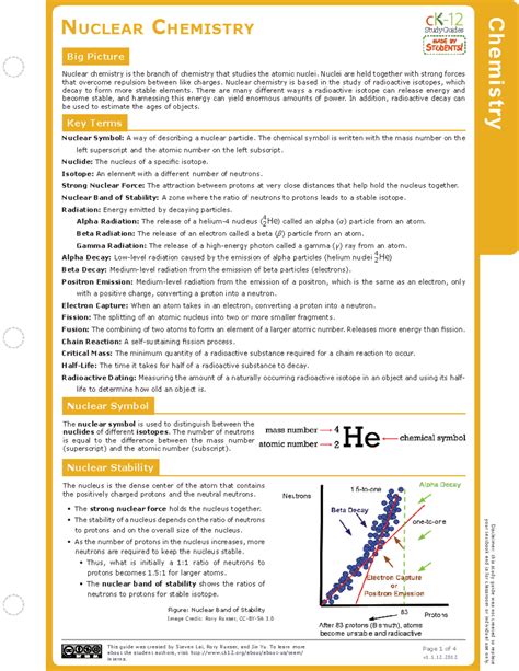 chapter 24 study guide nuclear chemistry answers Reader