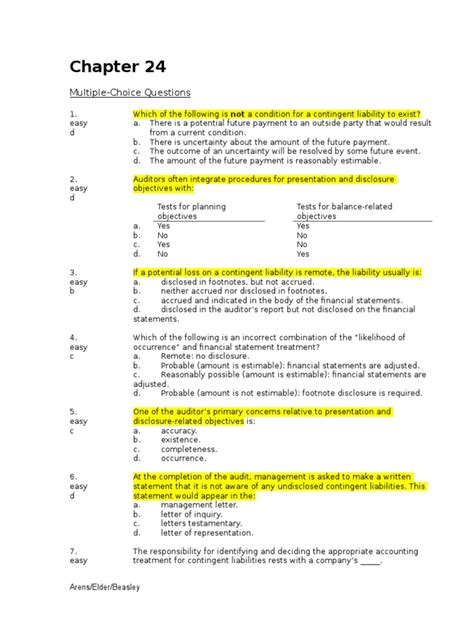 chapter 24 test bank Epub
