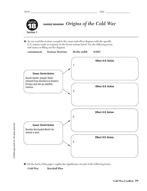 chapter 26 section 1 origins of the cold war quiz answer key PDF