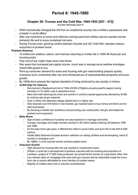 chapter 26 truman and the cold war Epub