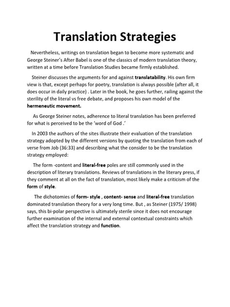 chapter 3 analysis of translation strategies Reader