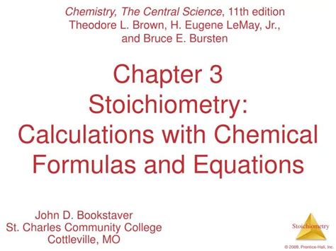 chapter 3 stoichiometry of formulas and equations PDF