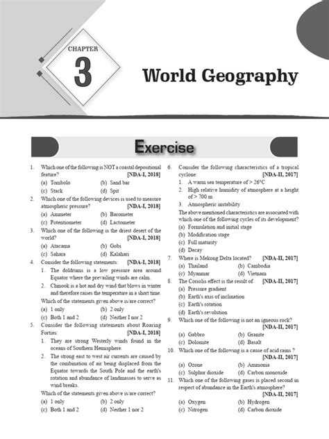 chapter 3 world geography PDF