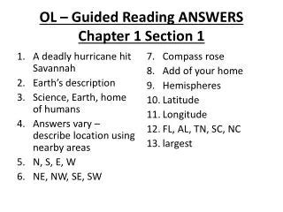 chapter 30 section 1 guided reading answers Kindle Editon