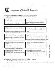 chapter 31 section 2 a worldwide depression reteaching activity key PDF