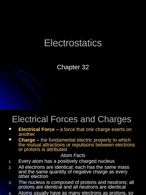chapter 32 electrostatics matching quiz mrgonzo PDF