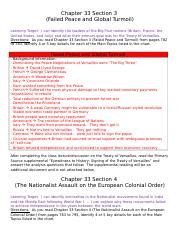 chapter 33 section quiz two super powers face off key Reader