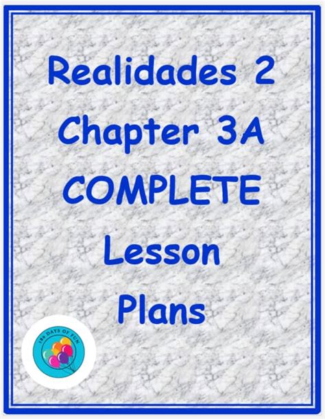 chapter 3a realidades 2 Reader