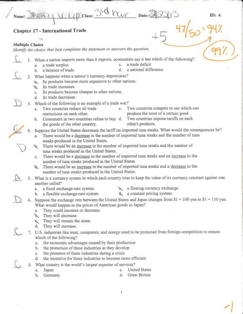 chapter 4 economics test answers Reader