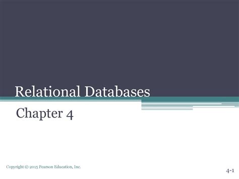 chapter 4 relational databases solutions Doc