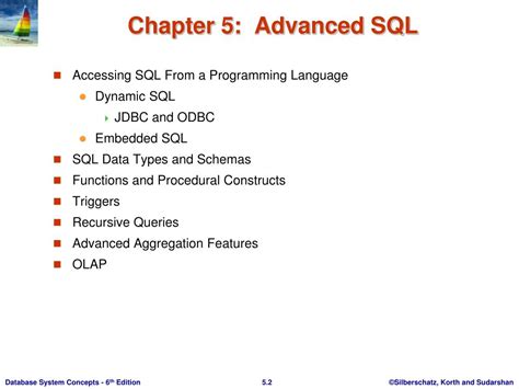 chapter 5 advanced sql PDF
