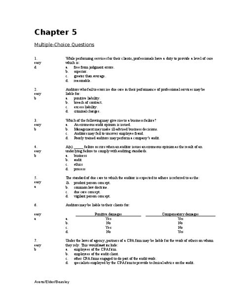 chapter 5 multiple choice questions PDF