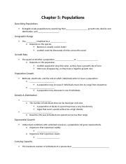 chapter 5 populations worksheet Epub