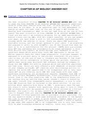 chapter 50 ap biology answer key Epub