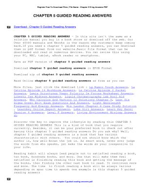 chapter 55 guided reading answers Reader