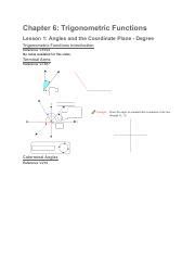 chapter 6 trigonometric functions of angles answers Reader