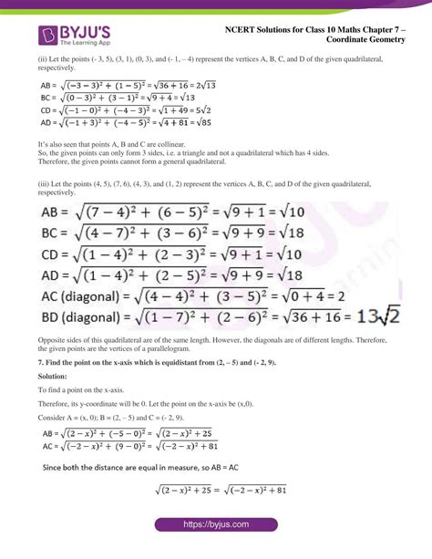 chapter 7 coordinate geometry Doc