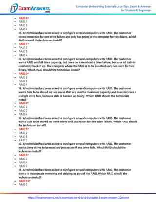 chapter 8 exam it essentials pc hardware and software version 41 answers Doc