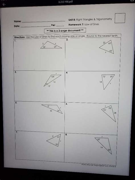 chapter 8 right triangles and trigonometry Epub