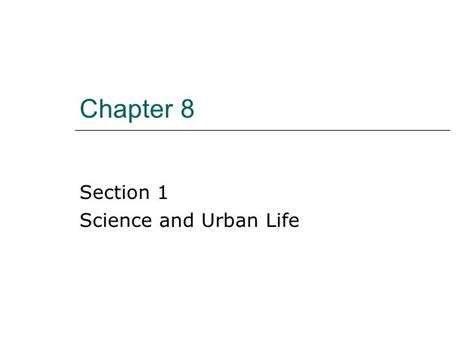 chapter 8 section 1 guided reading science urban life answers Epub