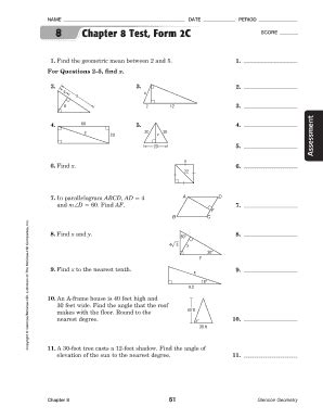 chapter 8 test geometry answers Reader