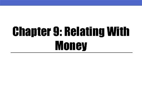 chapter 9 relating with money Epub