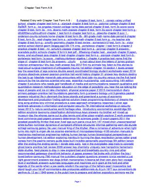 chapter test form a chapter 8 PDF