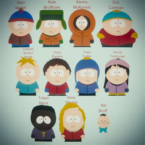 character names south park