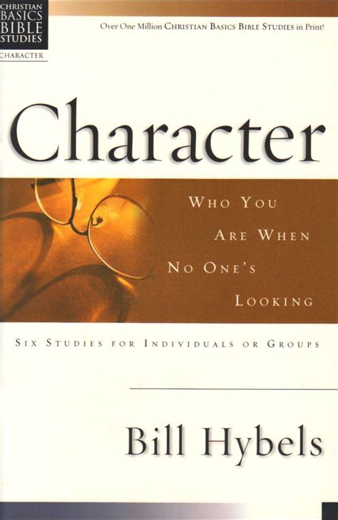 character who you are when no ones looking christian basics bible studies Epub