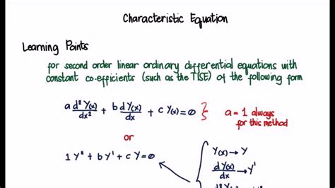 characteristic equation calculator