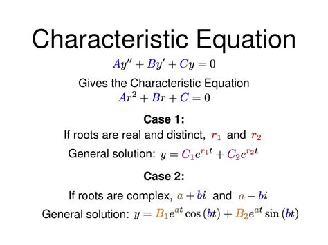 characteristic equation solver