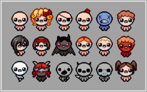 characters binding of isaac