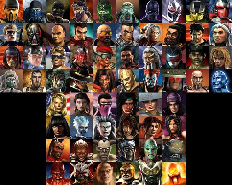 characters mortal kombat armageddon