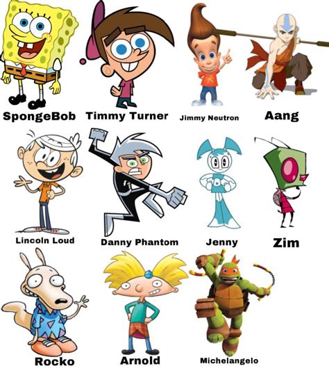 characters nickelodeon