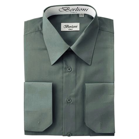 charcoal gray dress shirt