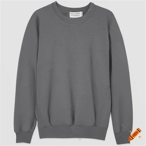 charcoal gray sweatshirt