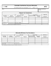 charitable deduction carryover