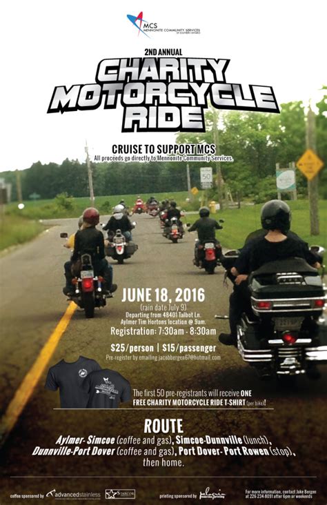 charity motorcycle ride flyer template Epub