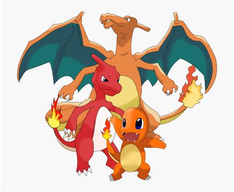 charizard and charmander