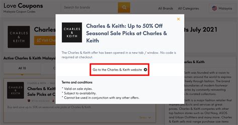 charles and keith promo code