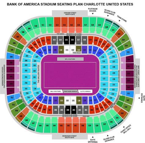 Charlotte Stadium Seating Chart