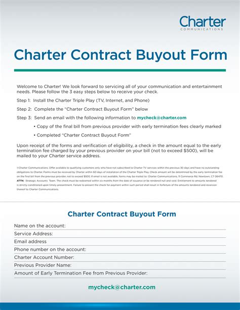 charter contract buyout form charter communications Ebook Doc