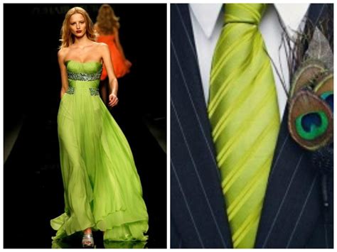 chartreuse colour dress