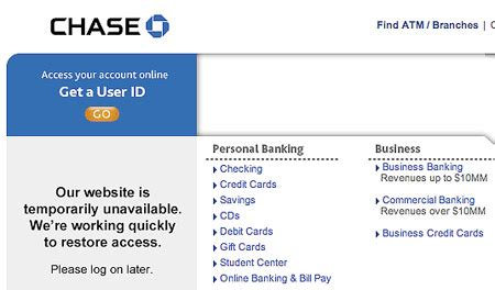 chase online banking down PDF