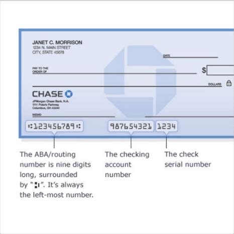 chase online statement routing number PDF