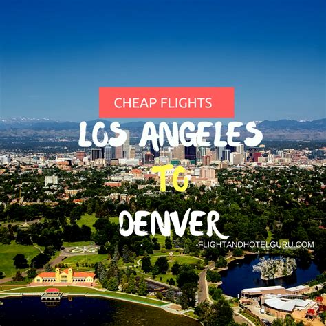 cheap flights lax to denver PDF