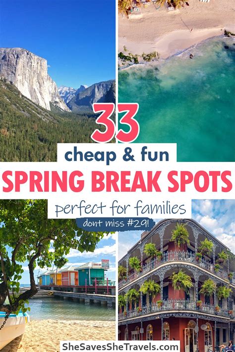 cheap spring break spots