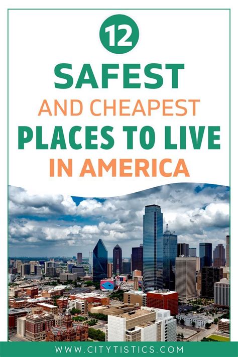 cheapest safest place to live in usa