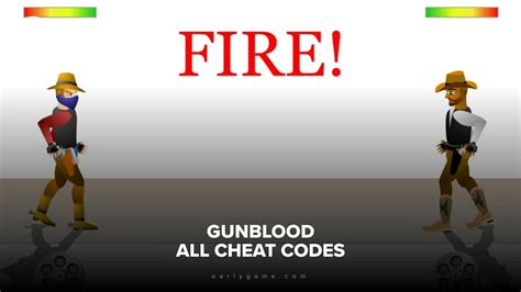 cheat code for gunblood